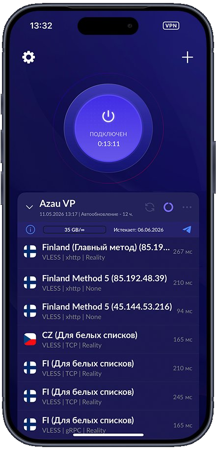 Скриншот приложения AZAU VPM